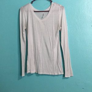 Long sleeve white shirt